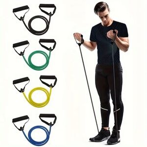 30 lbs Resistance Band with Handles, Single Resistance Tube
